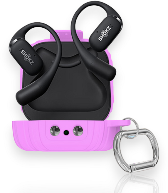 샥즈 오픈핏 T910 컬러 하우징 슬림핏 케이스, PINK