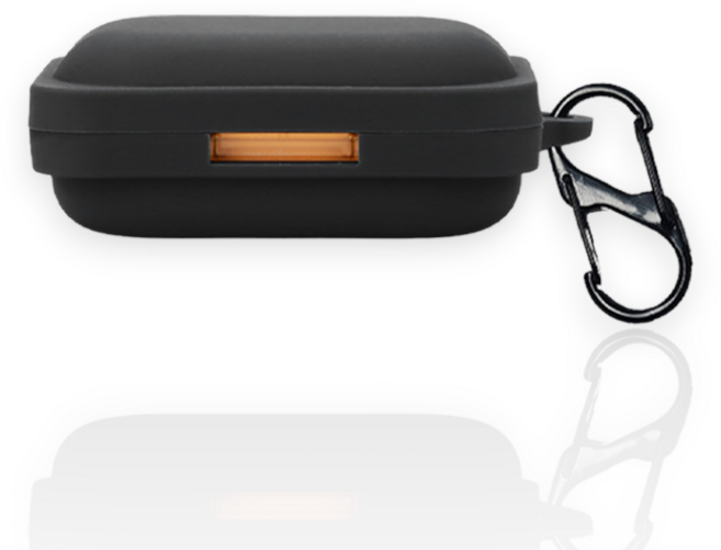 GRAYCO 낫싱 이어 a 전용 컬러 하우징 슬림핏 케이스, BLACK