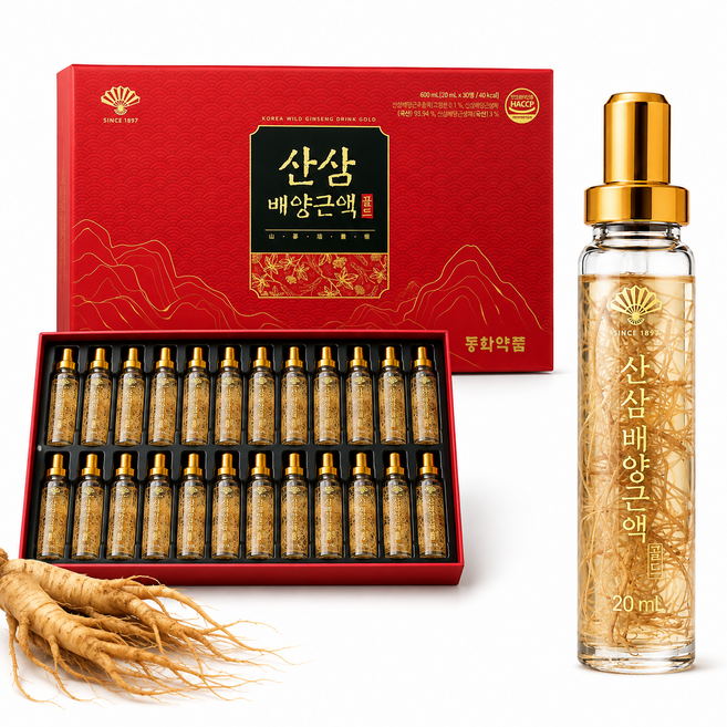 동화약품 산삼배양근액 골드 20ml, 1개
