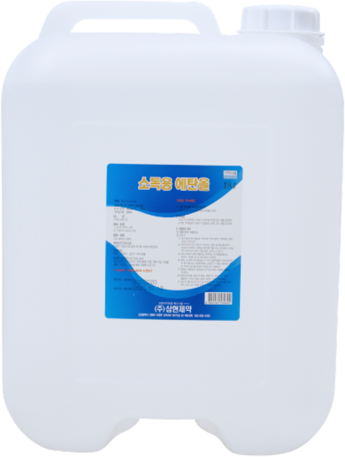 삼현제약 소독용 에탄올 _18L, 1개, 100ml