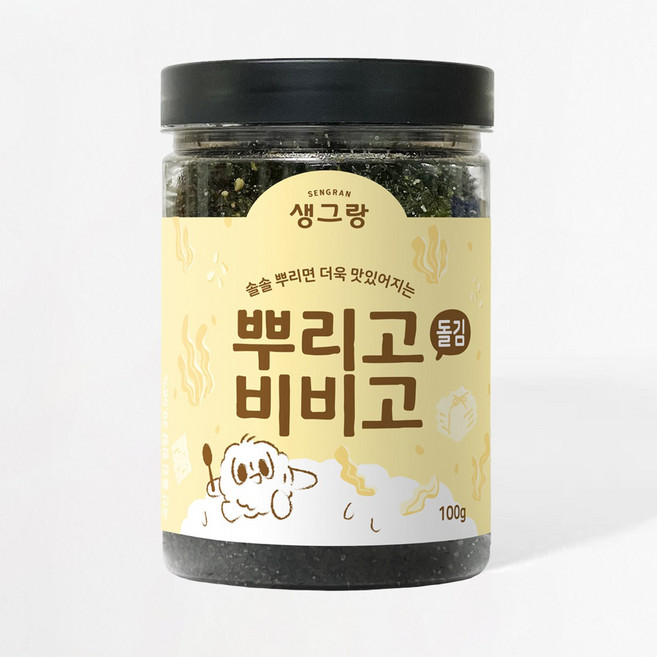 생그랑 뿌리고비비고 돌김 후리가케, 100g, 1개