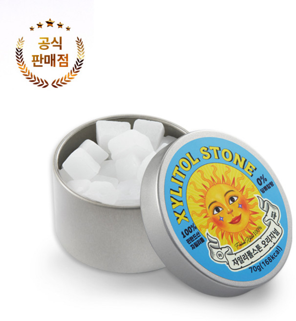 자일리톨스톤 사탕 오리지널, 70g, 1개