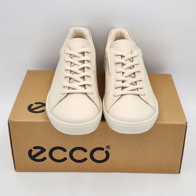 에코 소프트 7 여성 스니커즈 가죽 정장 캐주얼 컴포트화 MSE-EC ECCO 베이지