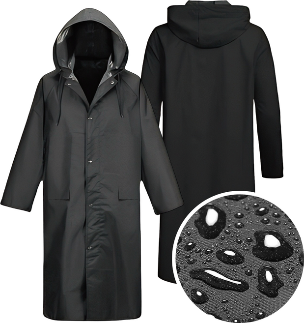 보보니 초강력 방수 프리미엄 다회용 초경량 고급 레인코트