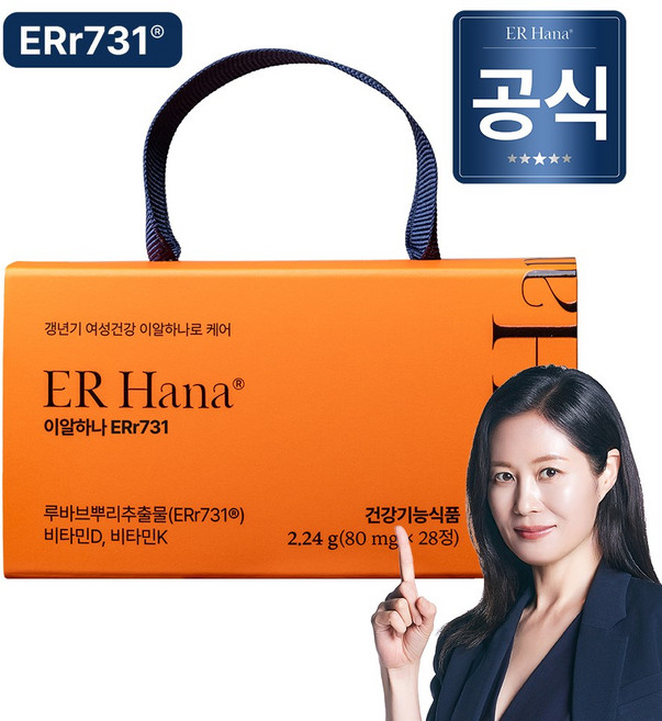 이알하나 ERr731 중년 여성 영양제 28정