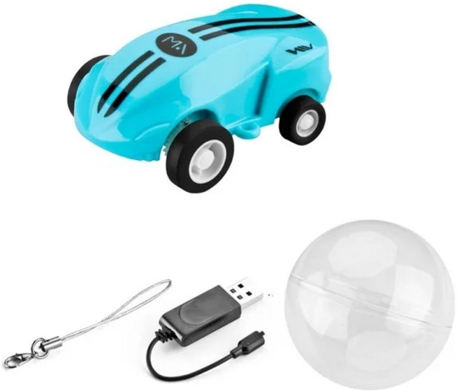 RC 드리프트RC카 오프로드RC카 고속 미니 자동차 360 도 회전 빛나는 스턴트 턴 트릭 드리프트 소형 라이트 USB 충전 어린이 선물, 2) blue, 1개