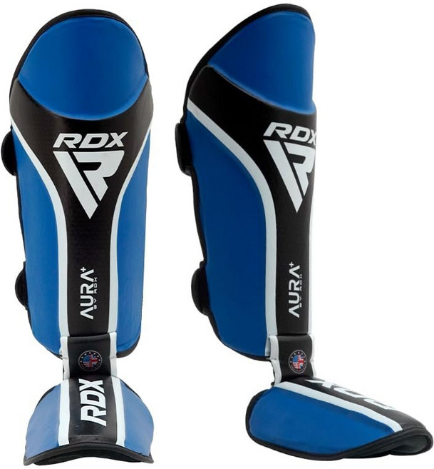 RDX 킥복싱 MMA 정강이 보호대 마야 하이드 가죽 발등 패드 XL, X-Large