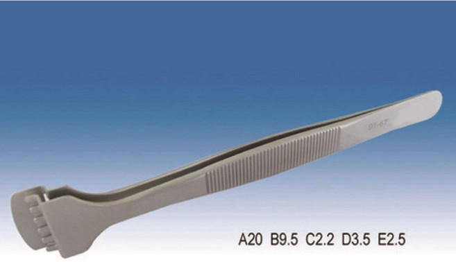 웨이퍼 정밀 핀셋 포셉 wafer tweezers 정밀핀셋 정밀포셉 트위저 트위져, KA.91-5T, 1개