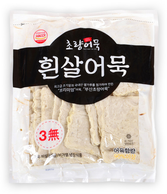 [부산초량어묵1974] 흰살어묵 진사각(16P/ 봉 ), 16개, 34g