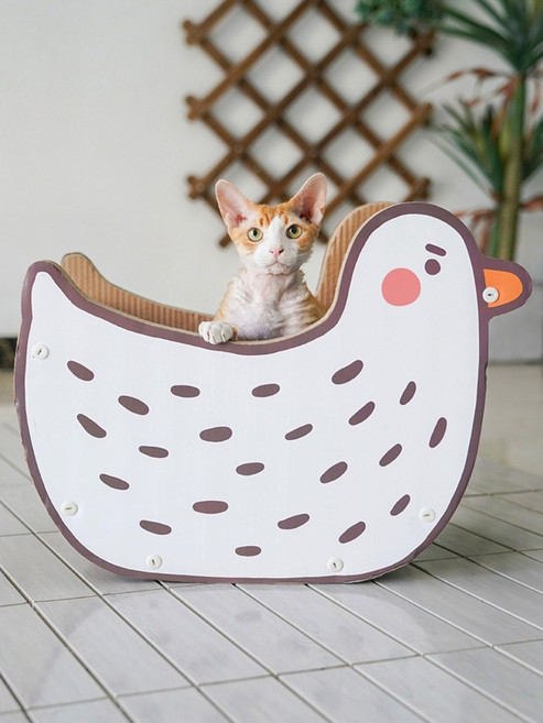 아이텔 ITELL 고양이용 오리 골판지 스크래쳐, 1개