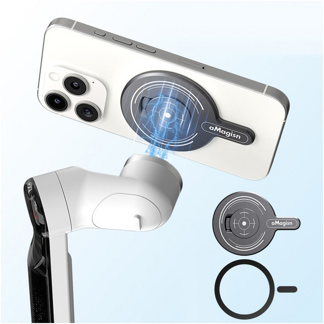 호환 인스타360 플로우 프로 2 마그네틱 휴대폰 거치대 FLOW PRO 2 aMagisn, Flow 또는 PRO 겸용, 1개