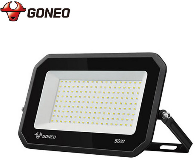 고네오 LED 투광등 50W 블랙바디 주광색, 1개