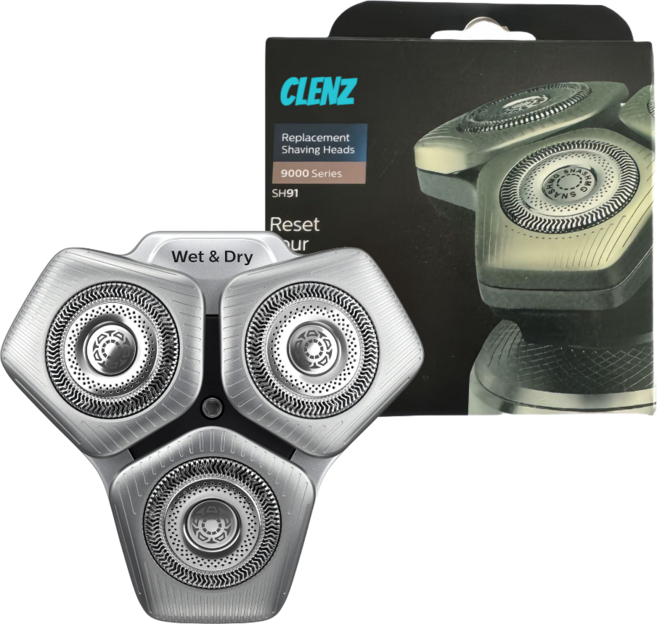 ClenZ 필립스 전기면도기 날 신형 SkinIQ S9000 프레스티지 면도기날 호환용 sh91 헤드, 1개