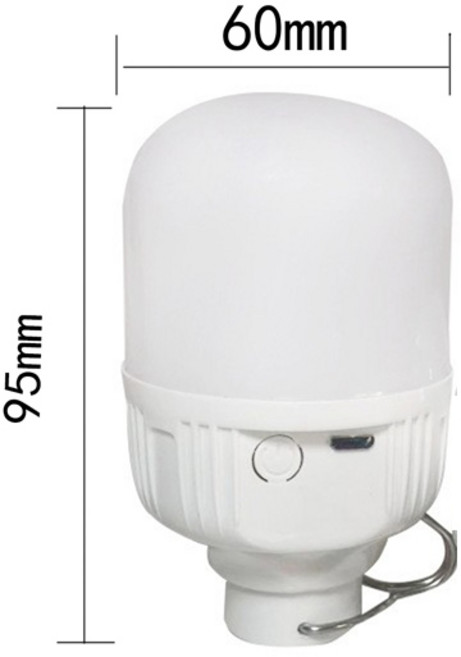 LED充電燈泡 擺攤燈 應急燈 工作燈 登山露營 USB充電, 1個, 迷你20w, 迷你20w