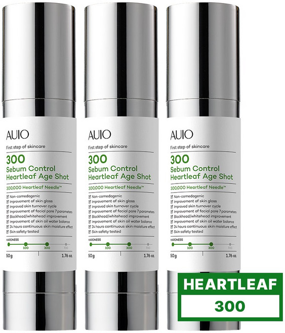 위오 세범 컨트롤 어성초 니들 에이지샷 300, 3개, 50ml