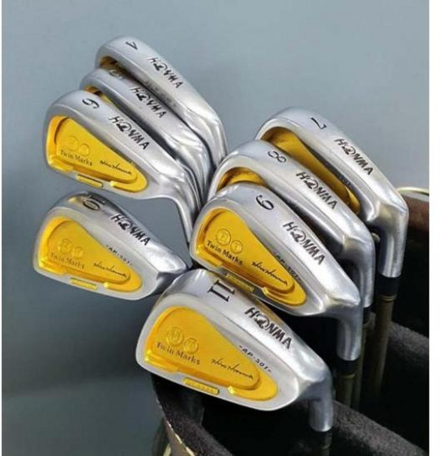 남성용 혼마 4스타 트윈마크 올금장 아이언, 10.5도