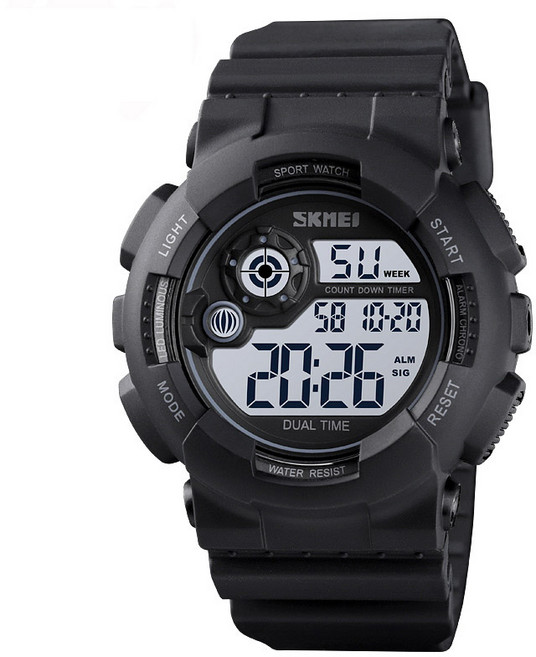 Labtimes 고급 LED라이트 듀얼타임 전자우레탄 손목시계