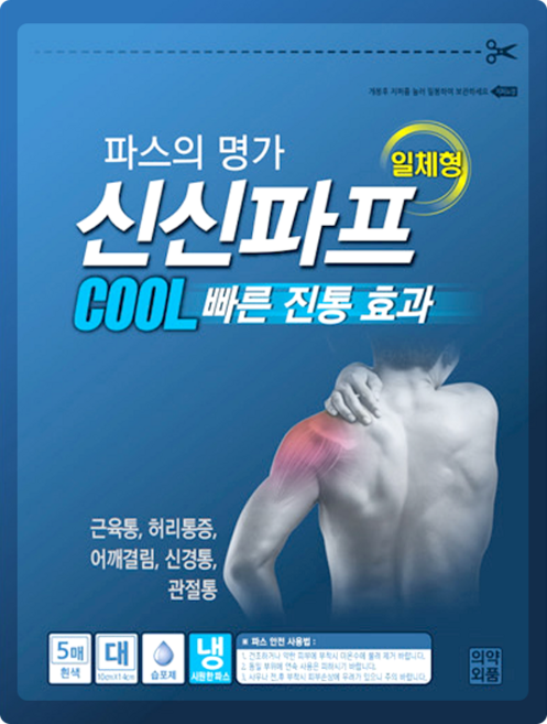 신신제약 신신파프 COOL, 5매, 4개