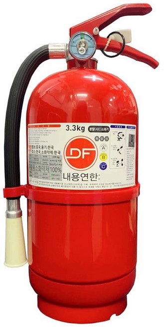 국산 3.3kg 고성능 분말 소화기 가정용 차량용 업소용 산업용 아파트용, 1개