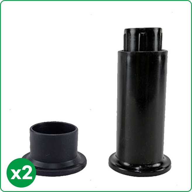 행거전문가 국내생산 행거 부품, 스프링내장 천정캡+바닥캡, 블랙