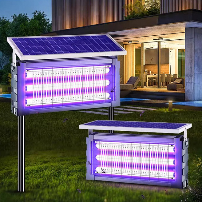 21세기트랜드 버그킬 대형 태양광 모기 해충 램프 퇴치기, 땅꽂이 특대형