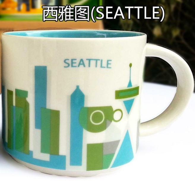머그컵 시티 뉴욕 컬렉션 옥스퍼드 뉴욕시티 시티컵 YORK 런던, 시애틀 불퇴, 1개