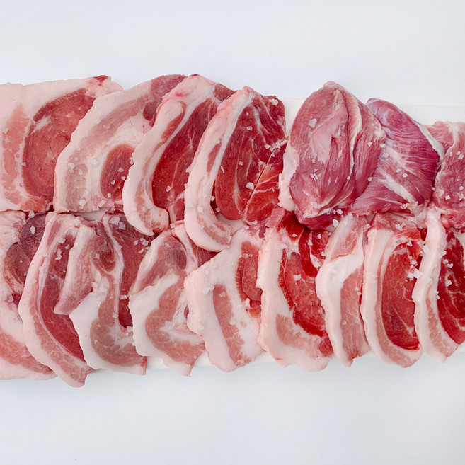 홈파티 캠핑 프리미엄 한돈 특수부위 모듬 뒷고기, 1개, 450g