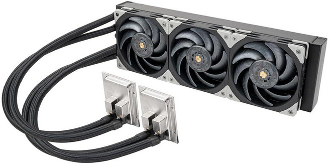 SilverStone Technology XE360PDD 360mm AIO 액체 쿨러 듀얼 펌프 및 듀얼 CPU 블록(CPU 브래킷 별도 판매) SST-XE360PDD, SilverStone Technology XE360PD