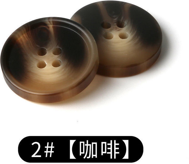 鈕扣 羊絨西裝鈕扣 圓形鈕扣 女士男衣服裝飾鈕扣 968GT01A