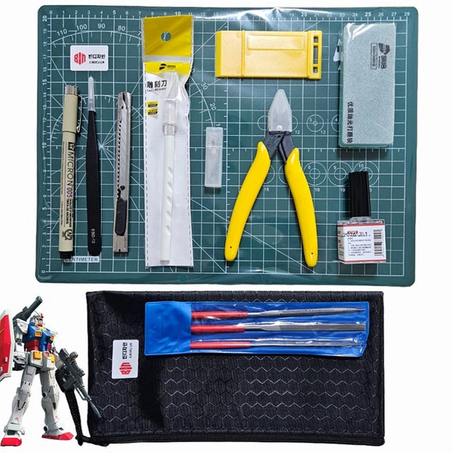 BINDESIGN 프라모델 조립 공구 입문용 12종 풀세트, 1세트