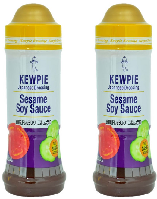 큐피 일본식 참깨 간장 드레싱 Kewpie Japanese Sesame Soy Sauce Dressing, 2개, 210ml