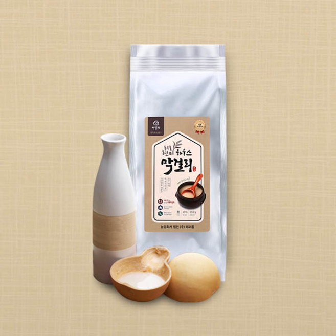 해오름 통곡물 현미 하우스 막걸리 키트 분말 250g + 효소 15g, 1세트