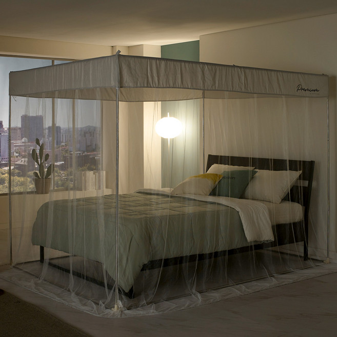 솔트 시그니처 사각 모기장 (스텐봉포함), 알로그레이