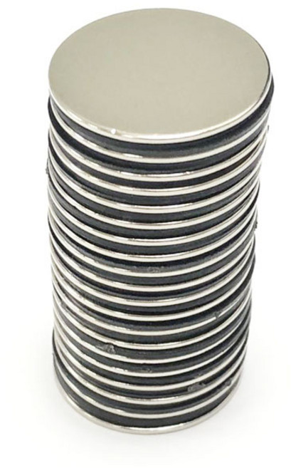 D25x1T 네오디움 원형자석 [제이스마그네트], 20개