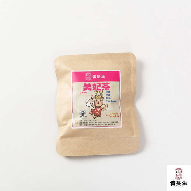 黃長生 漢方養生茶 美妃茶 茶包, 1個