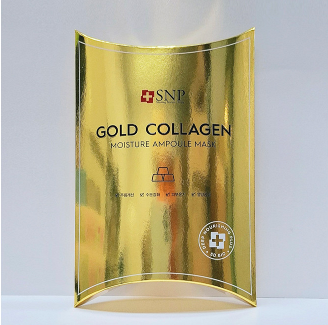SNP 골드 콜라겐 앰플 마스크, 10개입, 2개