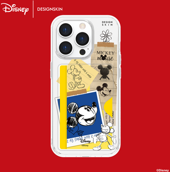 디자인스킨 디즈니 카드수납 그래픽 케이스