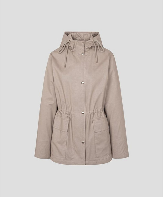 빈폴 BEANPOLE LADIES 코튼 폴리 후드 사파리 점퍼 베이지 (BF6339C01A) BF6339C01A 190689