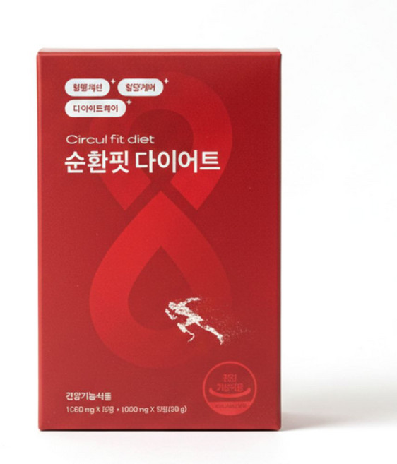 순환핏 다이어트 이츠스포츠 식약처기능성인증, 2개, 15회분