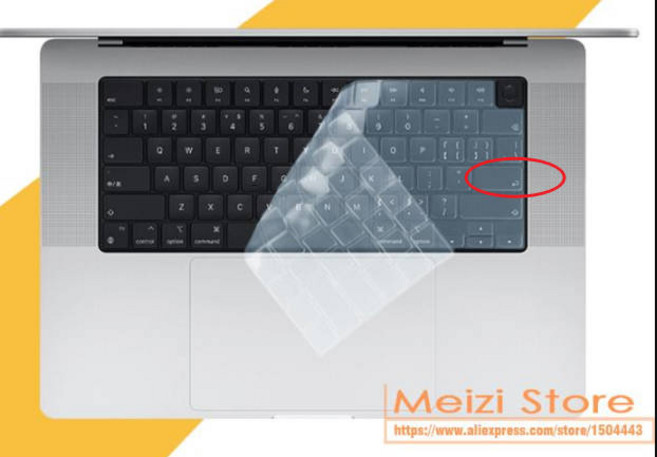 MacBook Air용 러시아어 문자 키보드 커버 M2 M3 13.6 인치 A2681 A3113 2024 15 A2941 A3114, 02 Transparent US, 1개