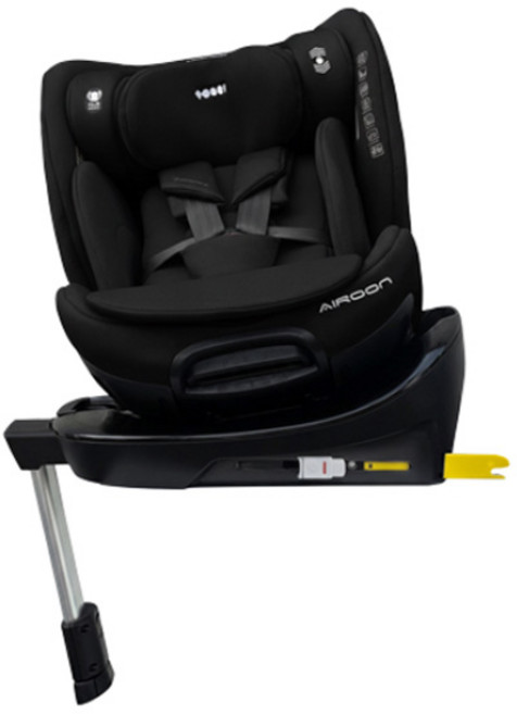 토드비 에어룬 아이사이즈 360 회전형 유아 카시트 (ISOFIX), 블랙
