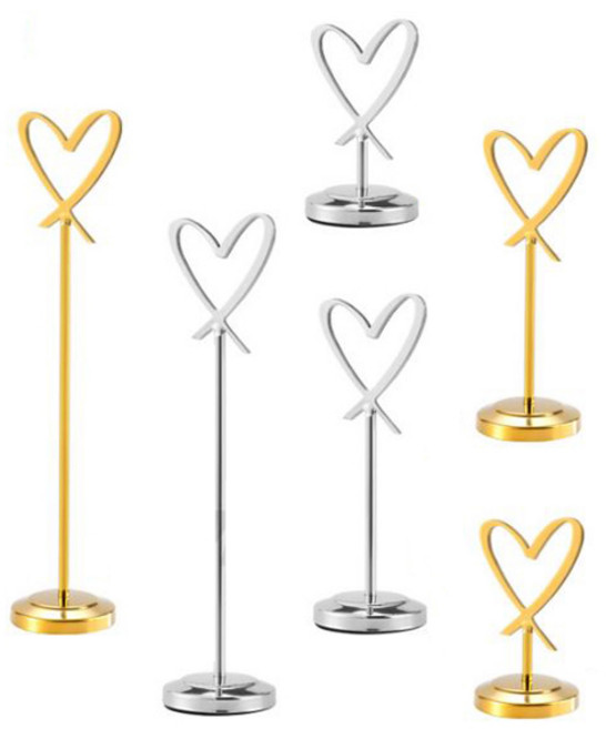 다스몰 하트메탈 메모 가격표 꽂이, 골드(DM)