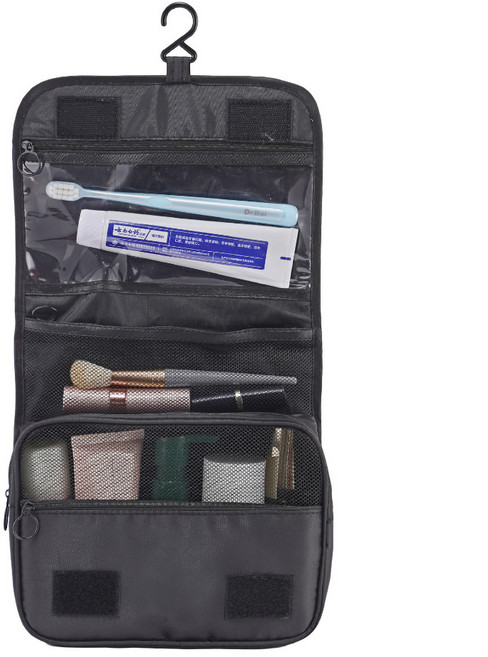 懸掛式旅行盥洗包 多層分隔收納袋