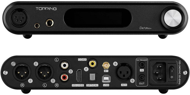 topping dx7pro plus 헤드폰 앰프 블랙 (관부가세포함)