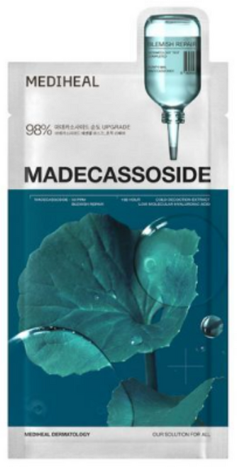 메디힐 에센셜 마스크팩 마데카소사이드 흔적리페어, 1개입, 4개