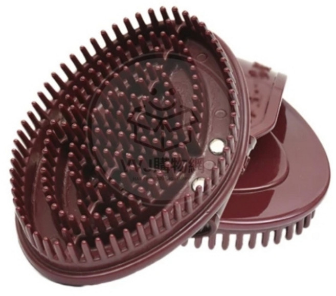 美體刷 按摩刷 經絡刷 美體魔蠍刷 刮痧 精油刷, 咖啡色, 1個, 1