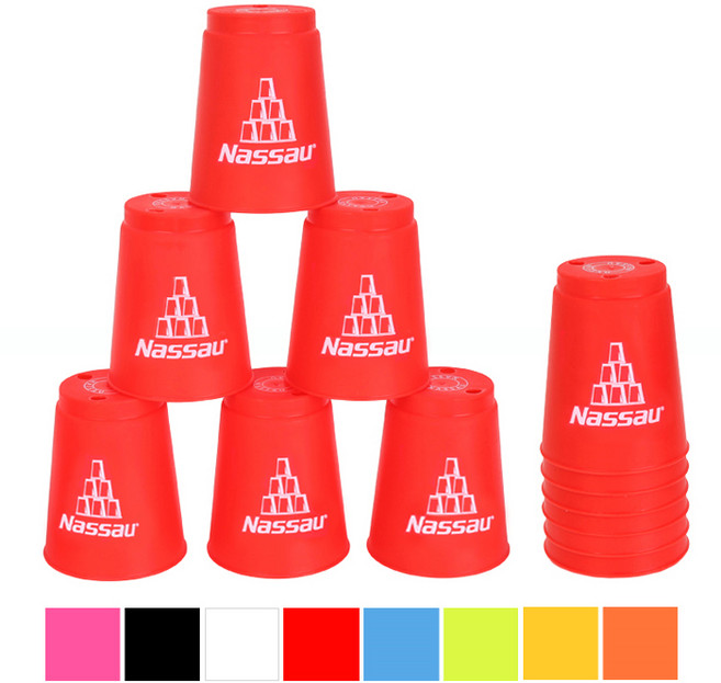 오레인 NEW 스포츠스택 스피드컵 컵쌓기 12개입, 화이트