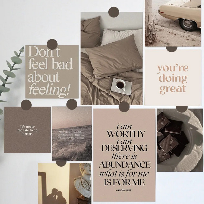 감성아트몰 인테리어 포스터 세트 모음 감성 엽서 빈티지, 따뜻한 방