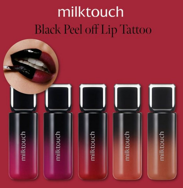 밀크터치 블랙 립타투 세트 (색상별 본품5), 5개