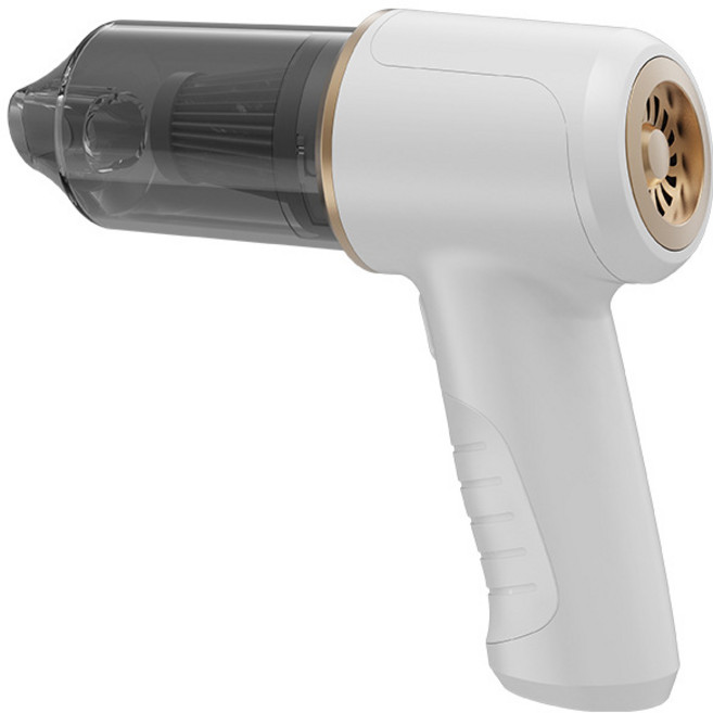 카토 미니 핸디형 양방향 블로우 흡입 충전식 휴대용 반려동물 먼지 청소기 / 차량용 진공 청소기, 흰색